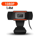 Elough 1080P HD Webcam With Built-in Microphone USB Camera For PC Laptop Video Recording Conferencing Network Camera Tripod