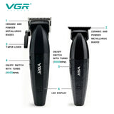 VGR Hair Clippers Professional 9000RPM Hair Cutting Machine Rechargeable Beard Trimmer Charging Base Hair Clippers men V-640 S3