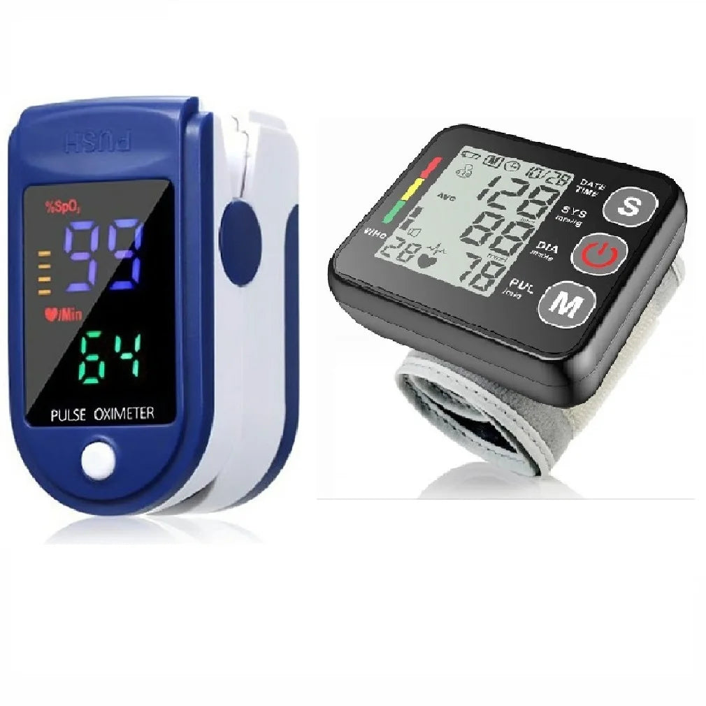 Automatic Heart Rate Pulse Meter BP Monitor Healthy Digital Arm Blood Pressure Meter Cuff Medical Automatic Pressure Tonometer