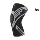 1 Pcs Compression Knee Support Sleeve Elastic Breathable Knee Pads Brace Springs Gym Sports Protector Basketball Volleyball Run