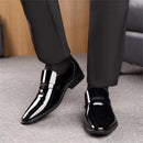 Business Leather Shoes for Men British Style Men's Office Dress Shoes Comfortable Slip-on Male Loafers Hot Daily Casual Shoes