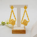 Dubai Jewelry Set Elegant Necklace Earrings Wedding Party Bridal Women's 2024 Gold Color Jewelry Set Luxury