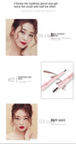 1Pc Ultra Fine Double-Ended Eyebrow Pencil Waterproof Sweat-proof Long Lasting Professional Eye Makeup for Women Wholesale 1.5mm