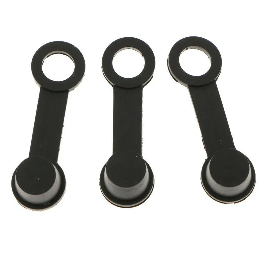 Tapón de purga de frenos, tapa de engrasador, cubierta de goma, accesorio negro para motocicleta y coche (20 unidades, 3040 unidades) 