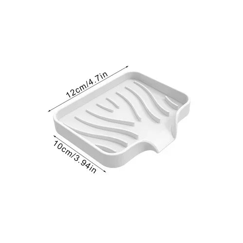 Super Suction Cup Soap Dish with drain water For Bathroom Soap Holder Kithcen Sponge Holder Soap container Bathroom Supplies