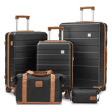 imiomo Travel Luggage Sets 5-Piece, Lightweight Durable Suitcase with Duffel Bag and Toiletry Bag, TSA Lock, Spinner Wheels