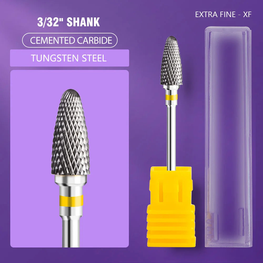 1pc Nail Drill Bit Rotate Burr Milling Nail Cutter Bits Electric Drill Machine For Manicure Pedicure Tools