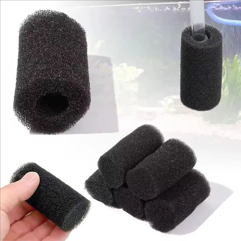 4 Pcs/8 Pcs Aquarium Biochemical Filter Sponge Fish Tank Inlet Water Pre-Filter Sponge Cartridge Replacement Filter