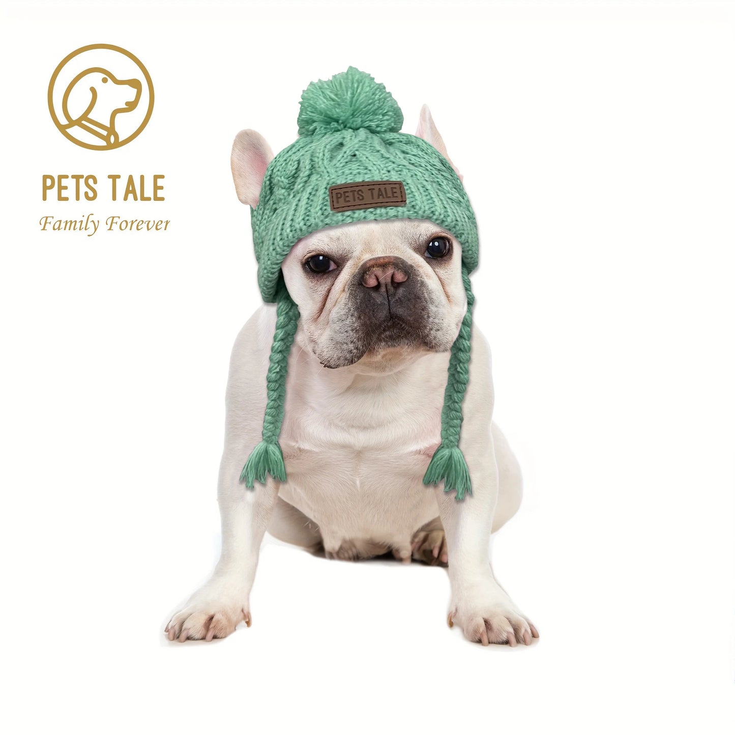 Gorros suaves de invierno para perros, gorro de punto cálido para perros, gorro de punto resistente al viento para perros