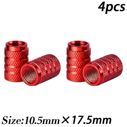 For Automobiles Motorcycles Trucks Bikes Aluminum Alloy Car Wheel Tire Valve Caps Tyre Rim Stem Covers Airdust Waterproof