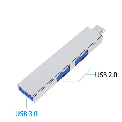 USB 3.0 Hub USB Hub 2.0 Multi USB Splitter Hub Use Power Adapter 3 Port Multiple Expander 2.0 USB 3.0 Hubfor PC