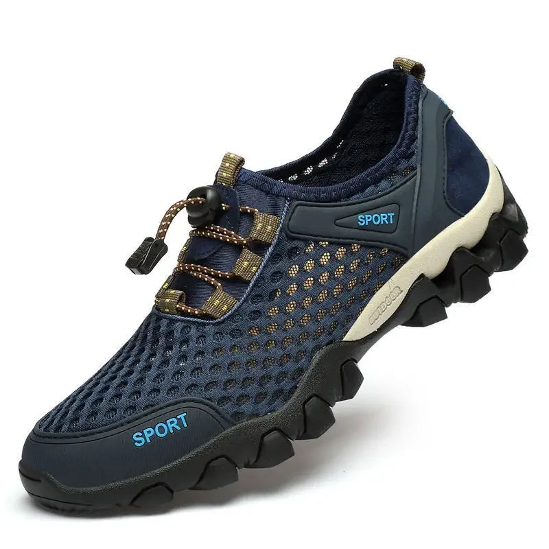 Summer fashion breathable mesh shoes Men's casual tennis sneakers Men's non-slip hiking shoes Men's hiking shoes