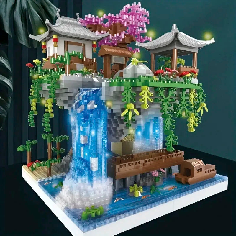 2850-Piece Taohuatan DIY Building Block Set - Mixed Colors - Office and Home Desktop Decoration - Party Supplies - Creative Surprise Holiday Gifts