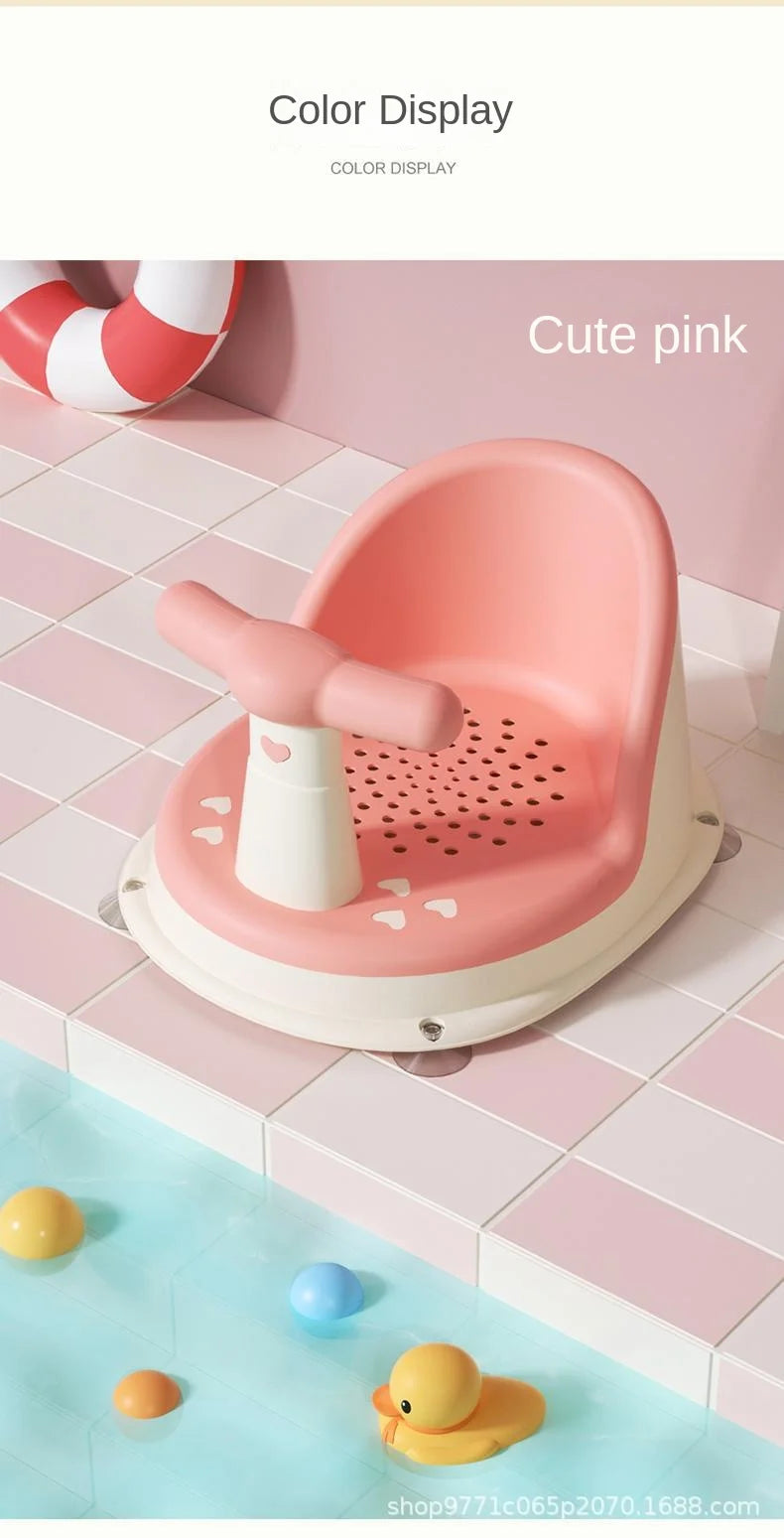 Children's Shower Seat Portable Shower Stand for Newborns and Young Children Children's Growth Accessories