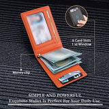 RFID Credit Card Holder Men Wallets Money Clip Luxury Slim Thin Mini Wallet Male Small Short Purse Minimalist Billfold Wallet