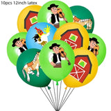 La Granja Zenon Farm Birthday Party Decoration, Paper Plates, Cup, Napkin, Tablecloth, Balloon, Hanging Swirls, Banner, Birthday 