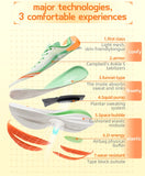 ONEMIX YUE SHUANG Running Shoes for Men Air Cushion Athletic Couple Trainers Sport Runner Shoes Outdoor Women Walking Sneakers