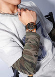 NAVIFORCE NF6104 Men's Lightweight Sports Wrist Watch Dual Display Time Night Light Watches Boy's Quartz Stopwatch