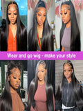 Peruca lace frontal ready to wear cabelo humano liso HD - pronto a usar