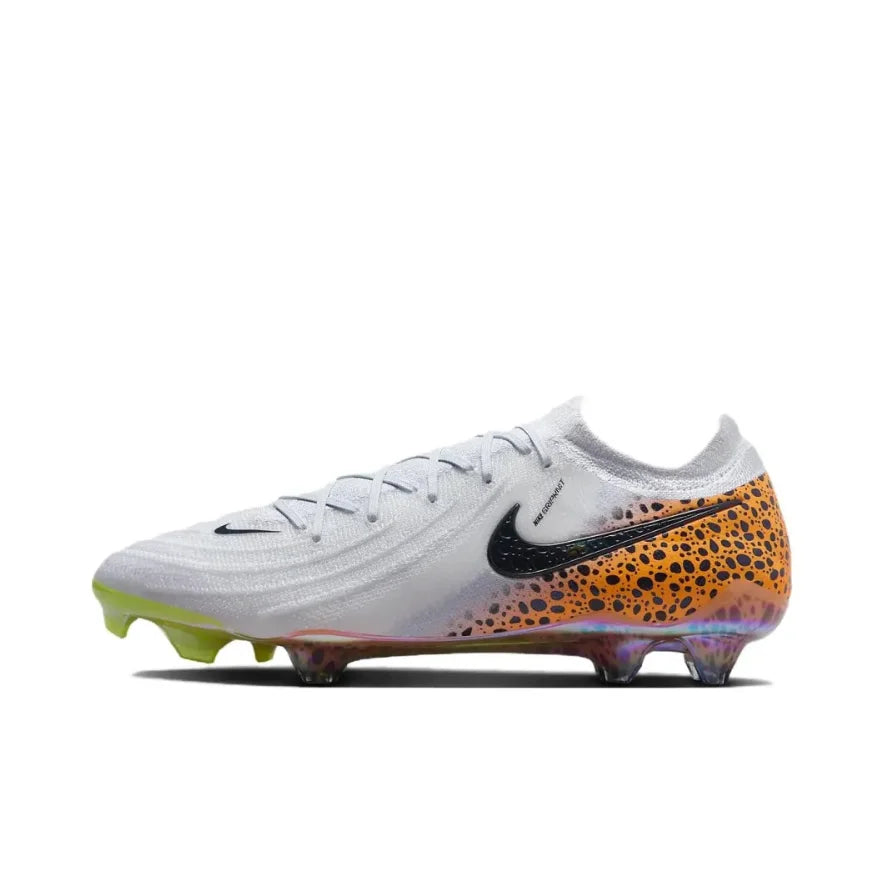 NIKE Phantom GX 2 Elite FG Low-Top Men's comfortable and stable soccer cleats with grip and wear-resistant sole, black