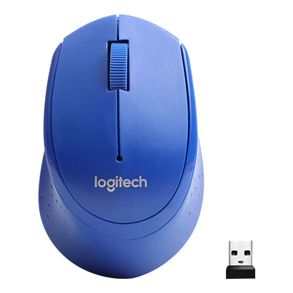 Ratón inalámbrico silencioso Logitech M330 de 1000 DPI, óptico y silencioso de 2,4 GHz con receptor USB, ideal para oficina, hogar y PC.