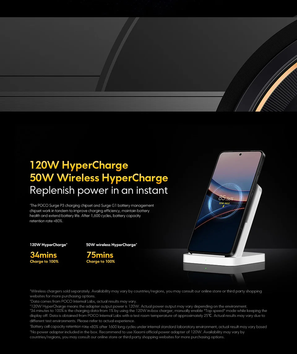 New POCO F7 Ultra Global Version Smartphone Snapdragon®8 Elite 50 MP triple camera with 6.67 "120Hz OIS and 120 W NFC power