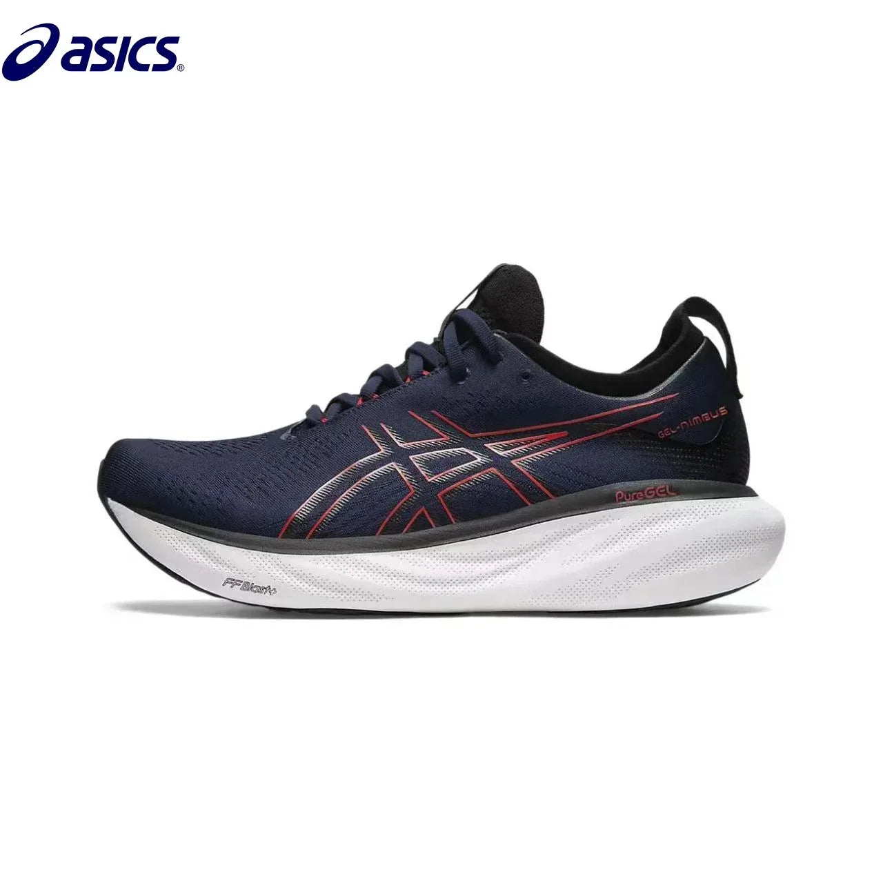 Zapatillas de running Asics Nimbus 25 originales para hombre, amortiguación y estabilidad. Zapatillas deportivas Asics unisex.