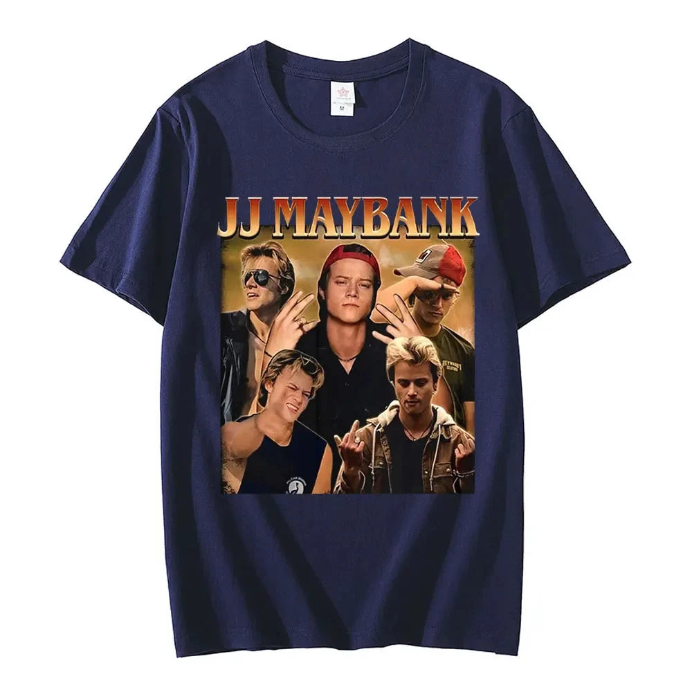 Camiseta de la serie de televisión Outer Banks 3 (2024), con estampado gráfico de JJ Maybank, de verano, para hombre y mujer, de algodón, manga corta, estilo punk.