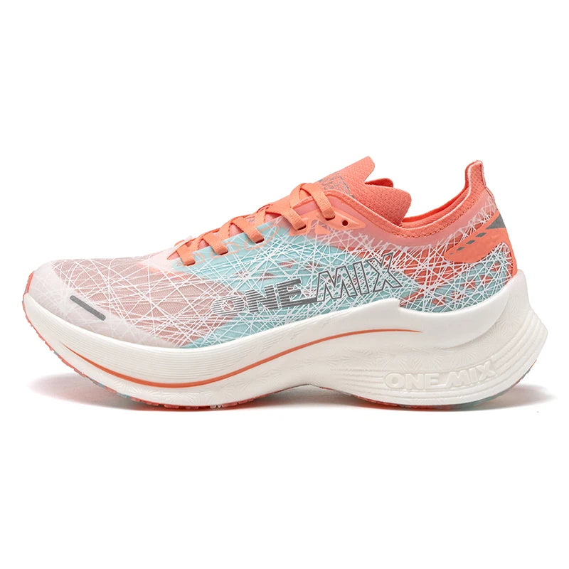 ONEMIX 2025 Marathon Carbon Plate Running Shoes Shock Absorption Ultra-light Sports Rebound Technology Outdoor Men Sneakes