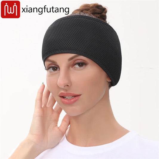 Electric Heating Head Wrap, Headache Relief Headband, Heated Head Belt, Scalp, 3 Temperature Levels for Migraines, Relaxing