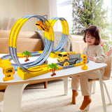 LED Light-Up Cars for Glow Race Track, Electronic Car Toy, Kid Railway Luminous Machine, Track Car for Boys, Birthday Gift