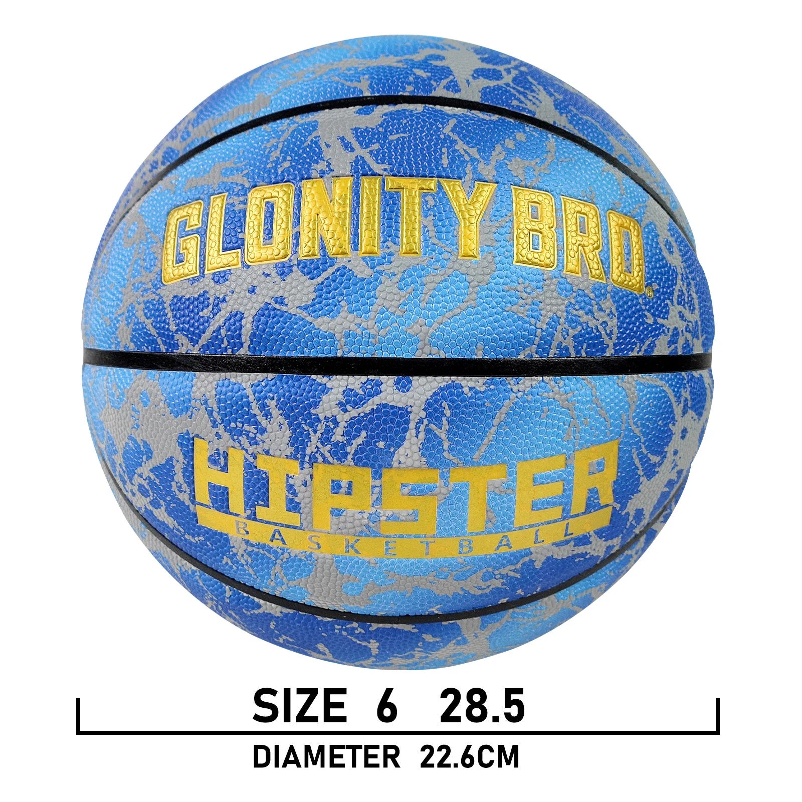 Glowing Basketball Leather Luminous Wear-Resistant Ball Size 5/6/7-27.5/28.5/29.5'' For Youth,In&Outdoor Basketball Night Game