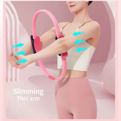 Aro de Pilates, Círculo Mágico de Fitness para Tonificar Muslos, Abdominales y Piernas, Entrenamiento de Resistencia, Deporte Corporal, Fitness, Yoga