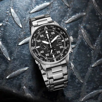 Citizen Fashion Men Stainless Steel Watch Luxury Calendar Quartz Wrist Watch Business Watches for Man Clock Montre Homme