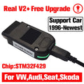 Vag Com Real V2 1996-2024 Update Unlimits VINs Real V2 24.8 Online With Logo Hardware Usb Interface For VAG Diagnostic Coding