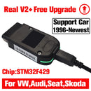 Vag Com Real V2 1996-2024 Update Unlimits VINs Real V2 24.8 Online With Logo Hardware Usb Interface For VAG Diagnostic Coding