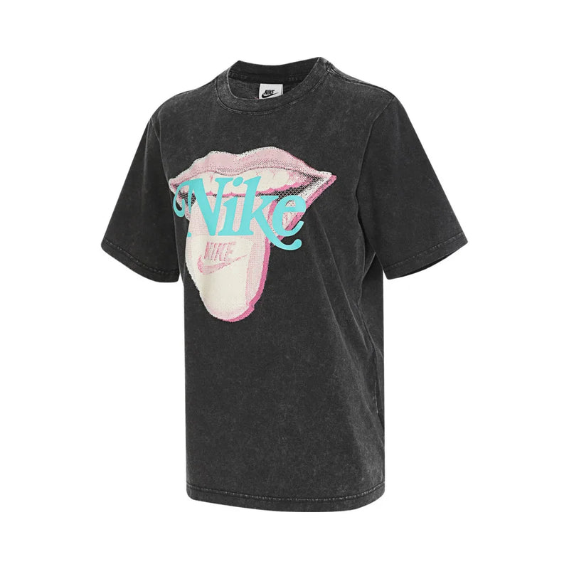 NIKE 2025 Women's AS W NSW SS TEE ESSNTL GCEL Knitted T-shirt HM4594-010