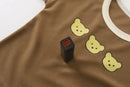 Summer Children Korean Style Clothing Set for Boys and Girls Short-sleeved Shorts Casual Sportswear Cute Bear 2Pcs