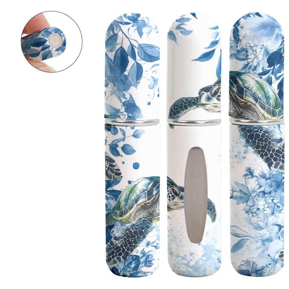 Scent Pump 5ml Perfume Bottle Mini Refillable Liquid Container with Spray Portable Spray Jar Travel