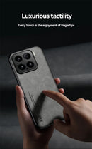 Funda For Xiaomi 15 5G Case Leather Car Magnetic Holder Phone Cover For Xiaomi 15 Pro Xiaomi15 Mi15 15Pro Soft TPU Protect Coque