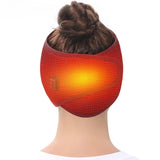 Electric Heating Head Wrap Headache Relief Headband Heated Head Belt Scalp 3 Temperature Levels for Migraines Relaxing