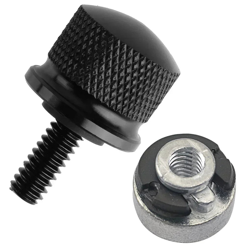 Motorcycle Universal Rear Fender Seat Screw Bolt Nut Knob Cover For Harley Sportster Fatboy Dyna Softail V-ROD Touring Tri Glide