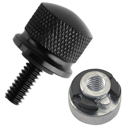 Motorcycle Universal Rear Fender Seat Screw Bolt Nut Knob Cover For Harley Sportster Fatboy Dyna Softail V-ROD Touring Tri Glide