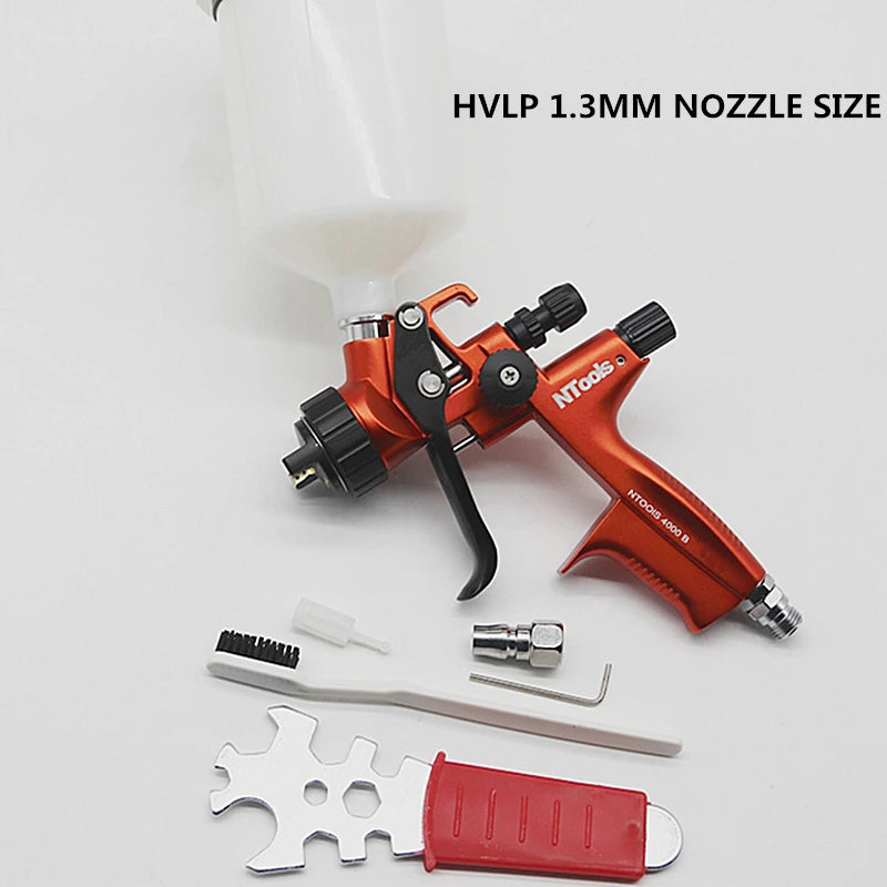 1.3/1.4mm Spray Gun 4000B HVLP Paint Spray Gun Air Paint Spray Guns Airbrush For Painting Car Aerograph Repair Spray Gun