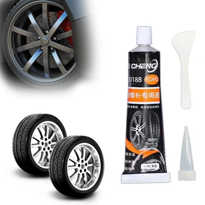 30/50ml Tire Repair Glue High Temperature Resistant Tire Sidewall Repair Kit Rubber Cement Tire Repair for Motorcycle Car Truck