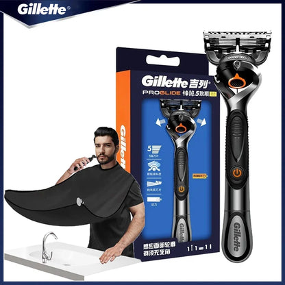 Gillette Fusion ProGlide Power Razor Shaver 5 Layer Blades Male Face Beard Hair Trimmer Men\'s Razor Machine Original
