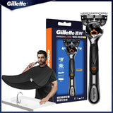Gillette Fusion ProGlide Power Razor Shaver 5 Layer Blades Male Face Beard Hair Trimmer Men\'s Razor Machine Original