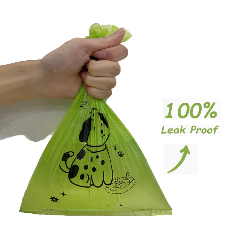 Epi biodegradável saco de lixo para animais de estimação sacos de cocô de cachorro dispensador de saco de cocô de cachorro suprimentos de limpeza de cães produtos para cães ﻿