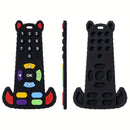 Baby Teething Toys Silicone Chew Teether Teethers for Babies Development Baby Rattle Newborn Infant Sensory Baby Toys 0-3-6-12 M