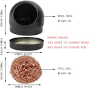 Soldering Iron Tip Cleaner Desoldering Cleaning Ball Welding Soldering Iron Mesh Filter Metal Wire Stand Steel Ball Tin Remover